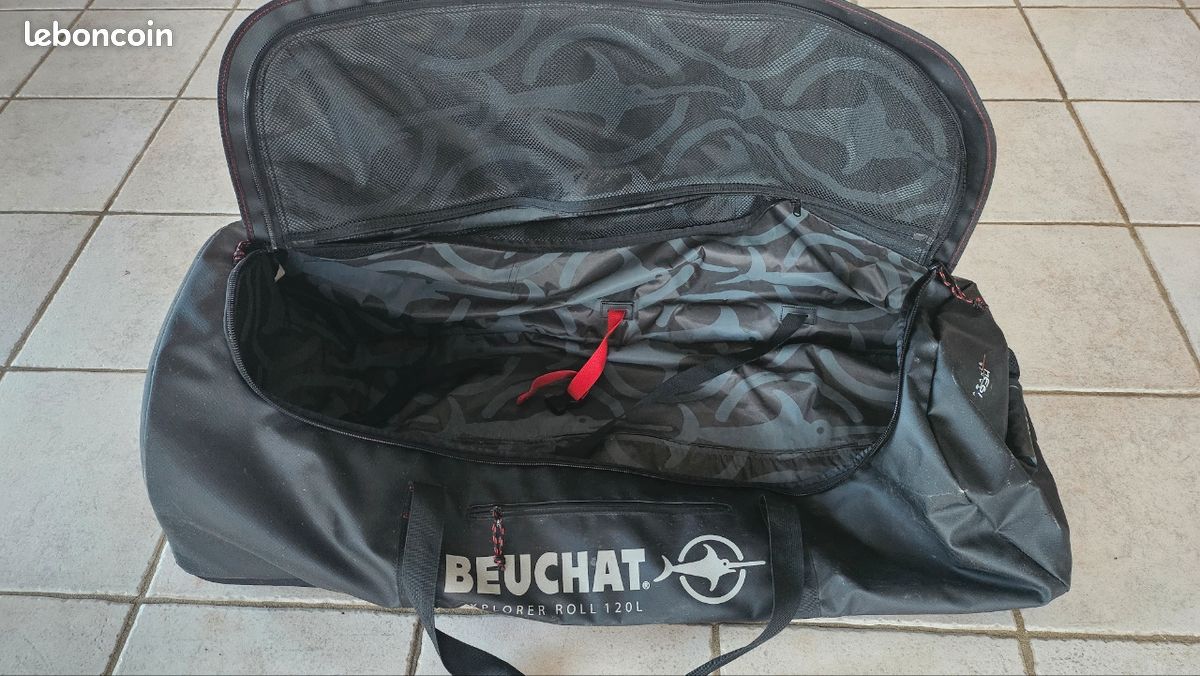 Sac De Plongée Beuchat Explorer Roll 120L – Noir – Neuf
