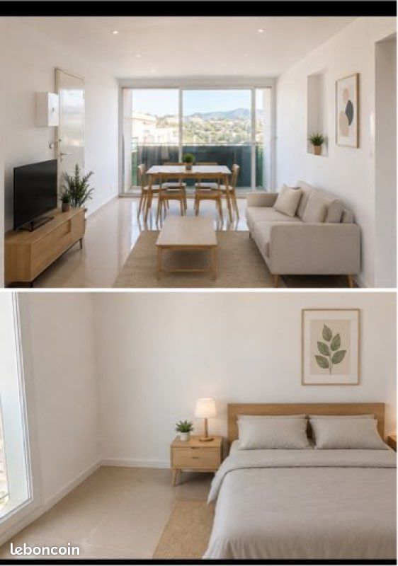 Appartement 3 pièces 45 m² · à Marseille · 45 m² · 1 100 €/mois