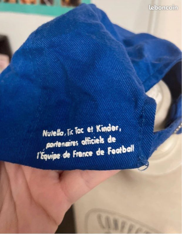 Casquette FRANCE 98 - COUPE DU MONDE FRANCE 98, noire Collector - Vintage