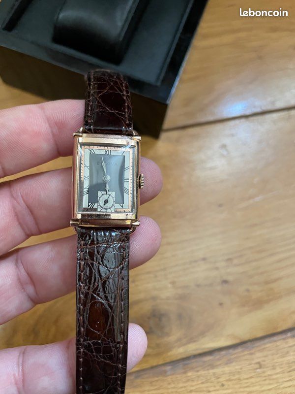 Magnifique montre vintage de collection art déco en or rempli (image 3)