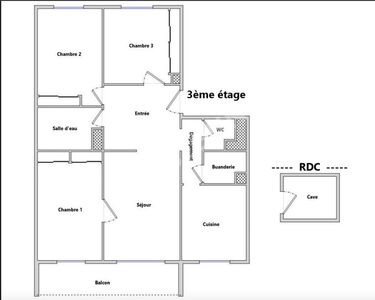 Appartement 265 000 € - 80 m²