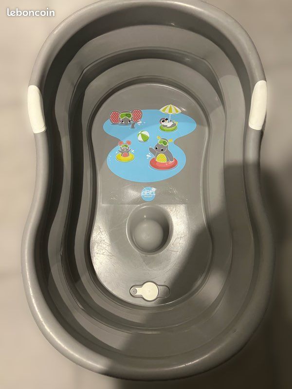Baignoire Bébé Accordéon dBb Remond Grise Eléphant (image 1)