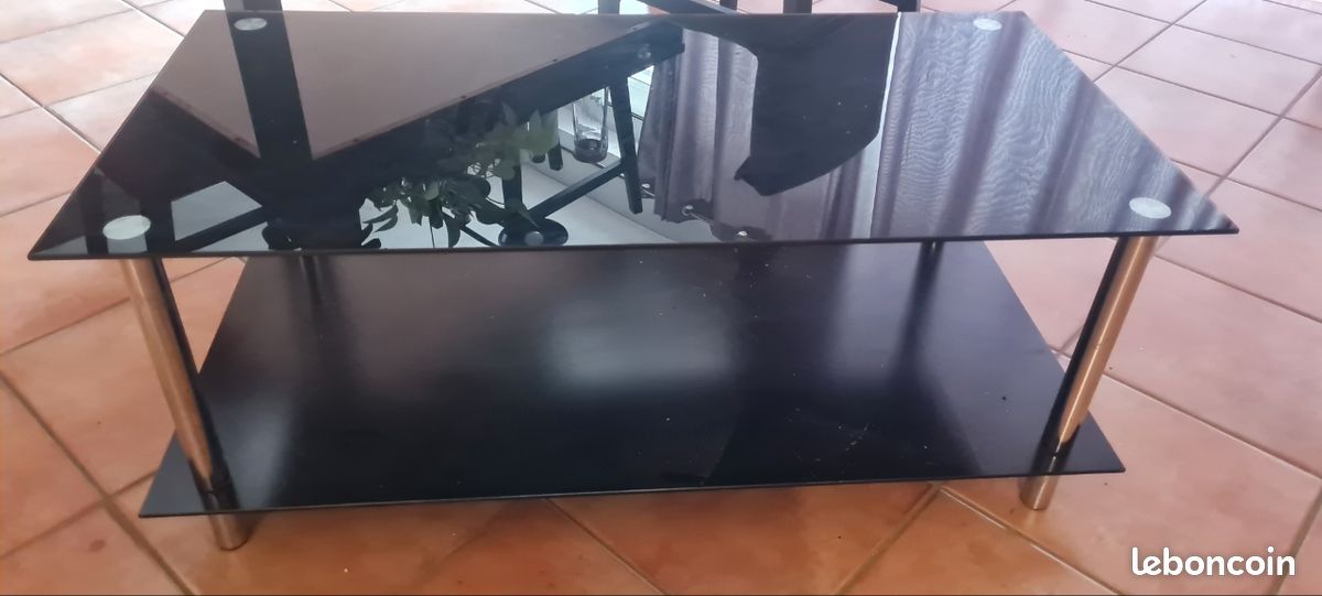 Table basse en verre (image 1)