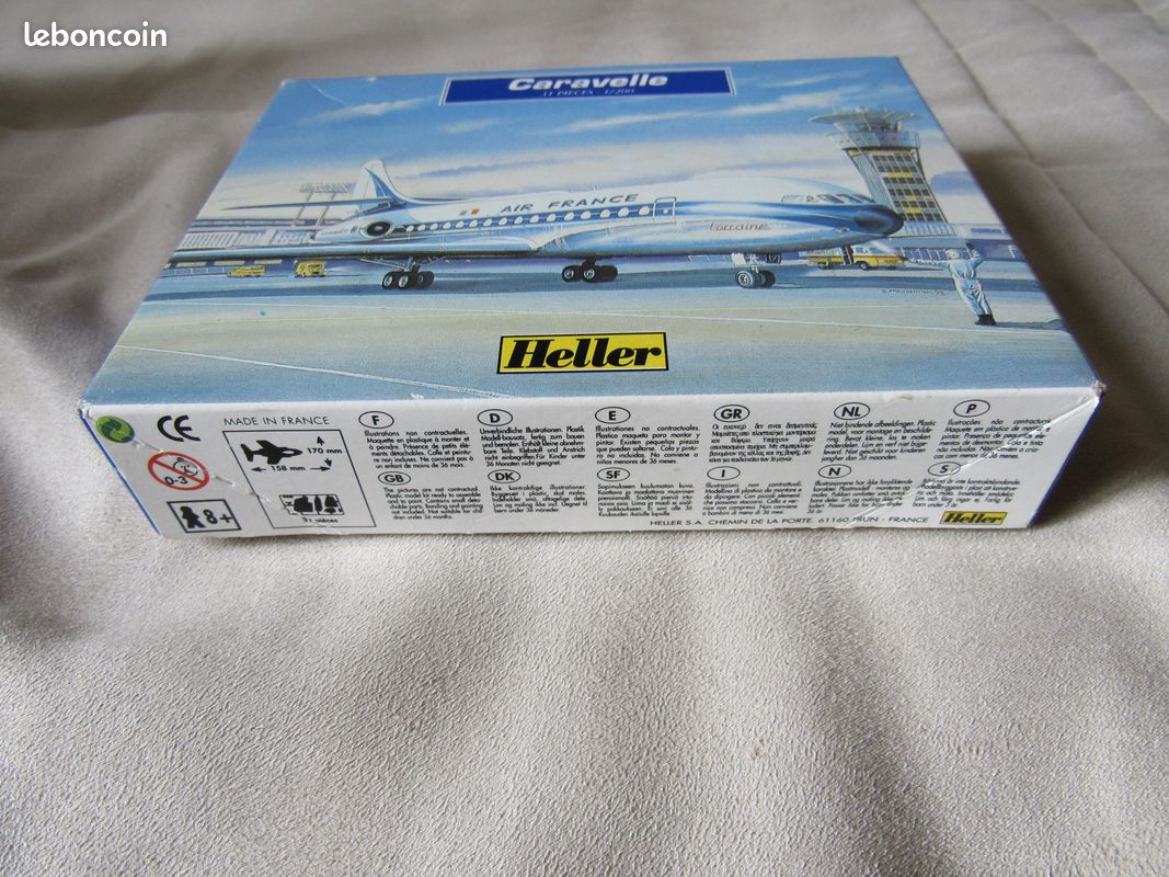 Avion CIJ 1/300 ancien SE 210 Caravelle AIR FRANCE 1/300