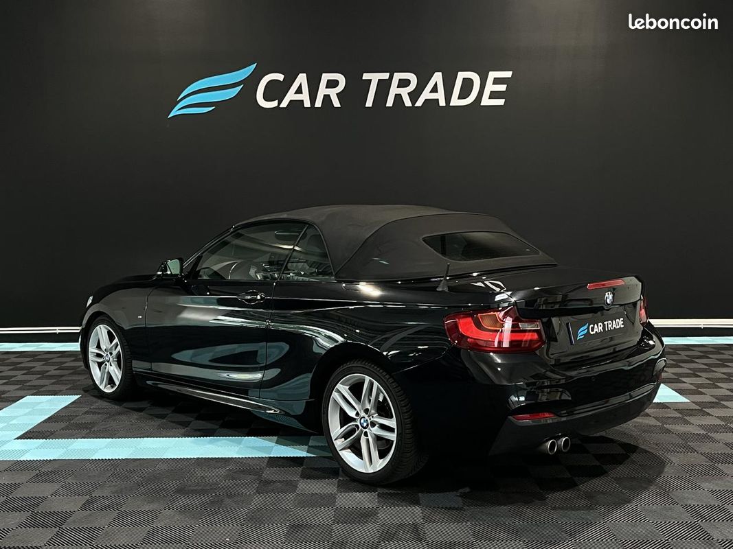 BMW SERIE 2 220i Cabriolet - BVA - M Sport - SUIVI COMPLET - CAMERA DE RECUL - CARPLAY (image 10)
