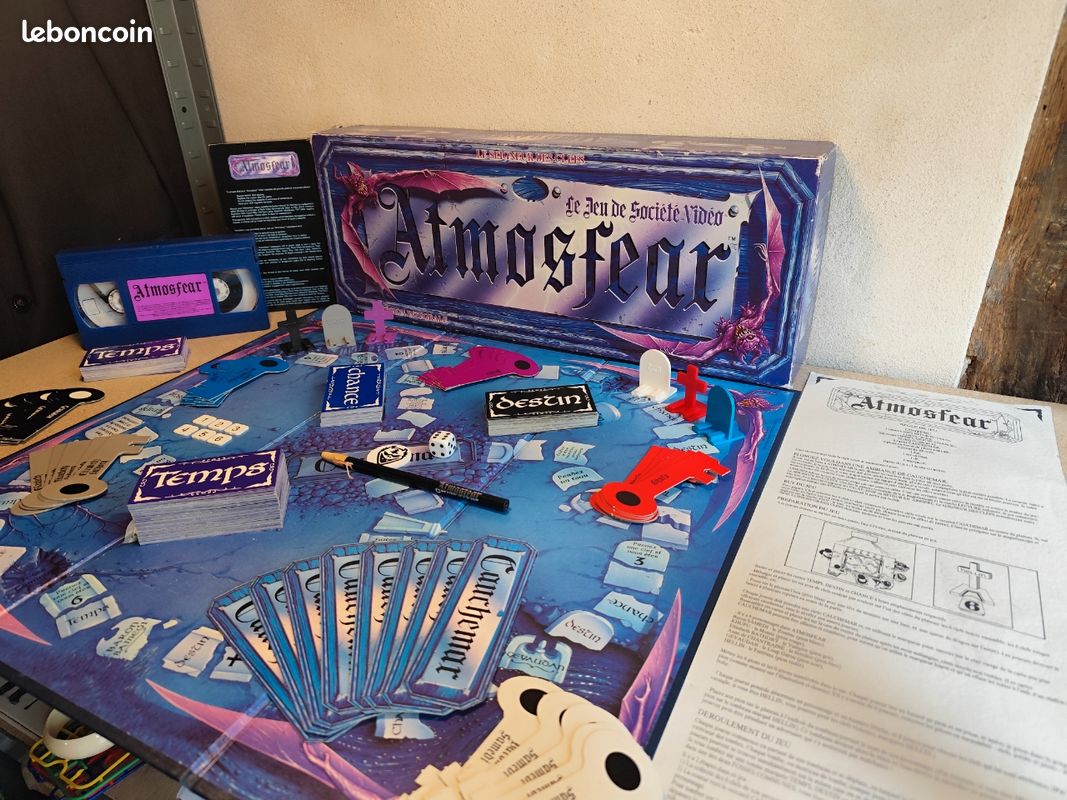 Jeu De Société Atmosfear - Version D'occasion, Jeu De Plateau Horreur Et Suspense