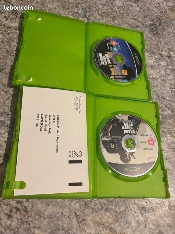 GTA Grand Theft Auto San Andreas - Xbox 1ère Génération