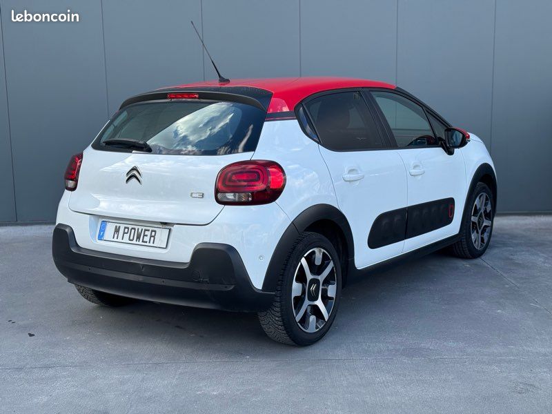 Citroen c3 boîte auto eat6 1.2 thp 110 cv shine pack bva / bi color / boîte automatique (image 7)