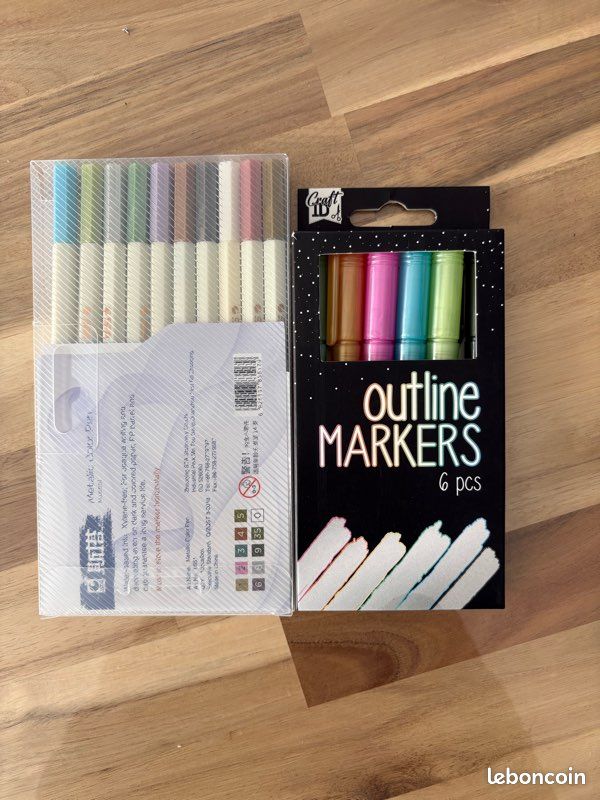 Gros lot de matériel de dessin et coloriage - Feutres, crayons et accessoires (image 7)