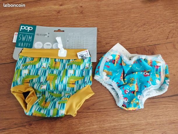 Popolini Maillot De Bain Couche Couche Lavable Piscine BÃ©bÃ