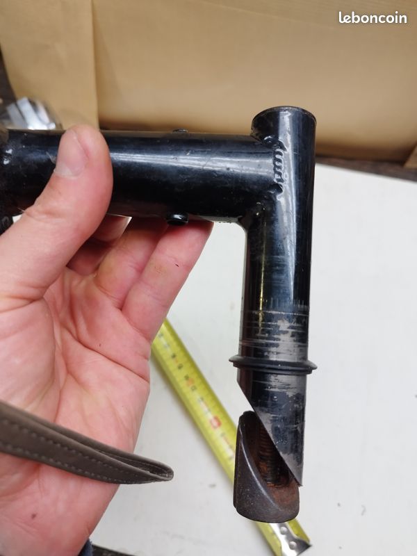 Tige De Guidon VTT Vintage Double Pince - 1 Pouce, 25,4 Mm, Longueur 130 Mm