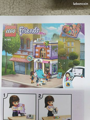 Lego friends complet 41365 L'atelier d'artiste d'Emma Jeux