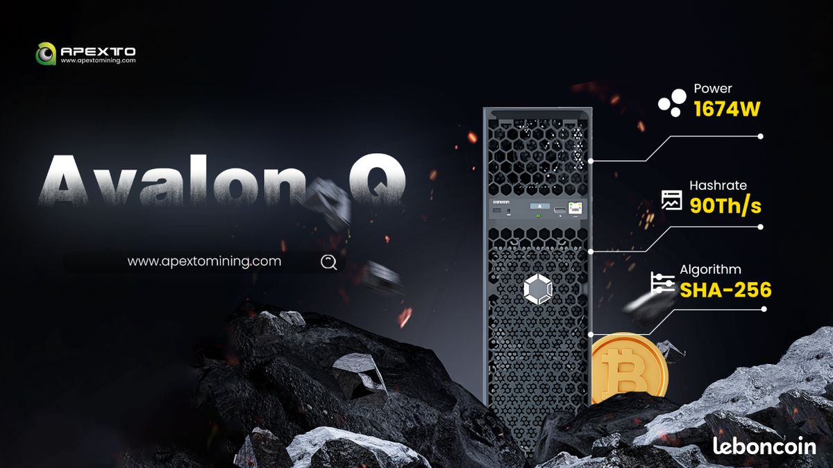 世界中にお届け New Canaan Avalon Q 90TH/s BTC Miner 1674W 18.6J/