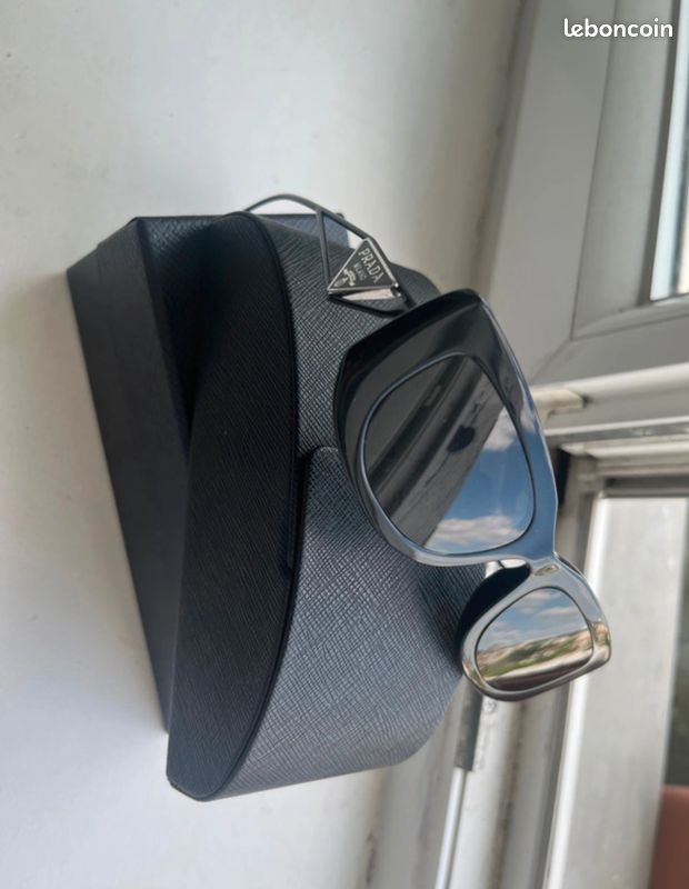 Lunettes Prada Noires Metaliques 14YS (image 1)