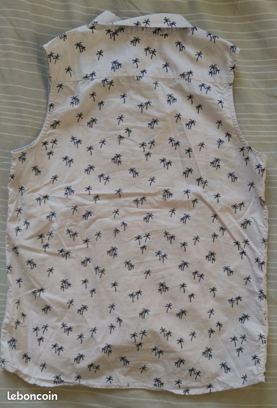 Chemisier sans manches beige Monoprix Teen 14 ans (image 2)