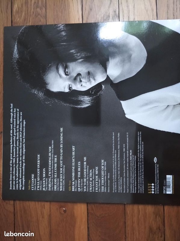 Jeanette Jones – Dreams All Come True LP KENT SOUL NM. État : Comme neuf (image 2)