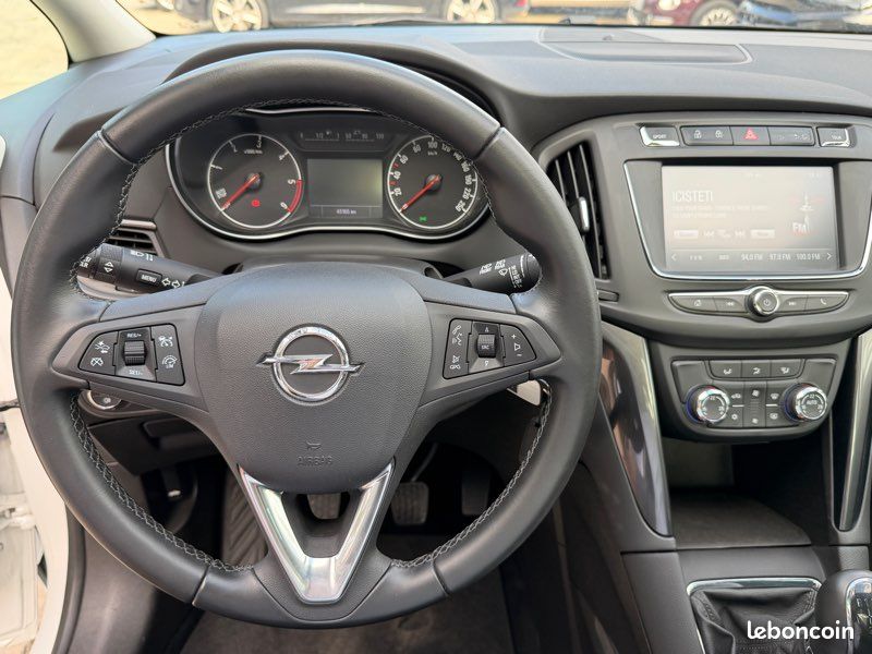 Opel Zafira Tourer Phase 2 OPC Line 1.6 CDTI 136Cv Led/Camera/Bluetooth 2018 45.000km Carnet d’entretien complet Opel (image 9)