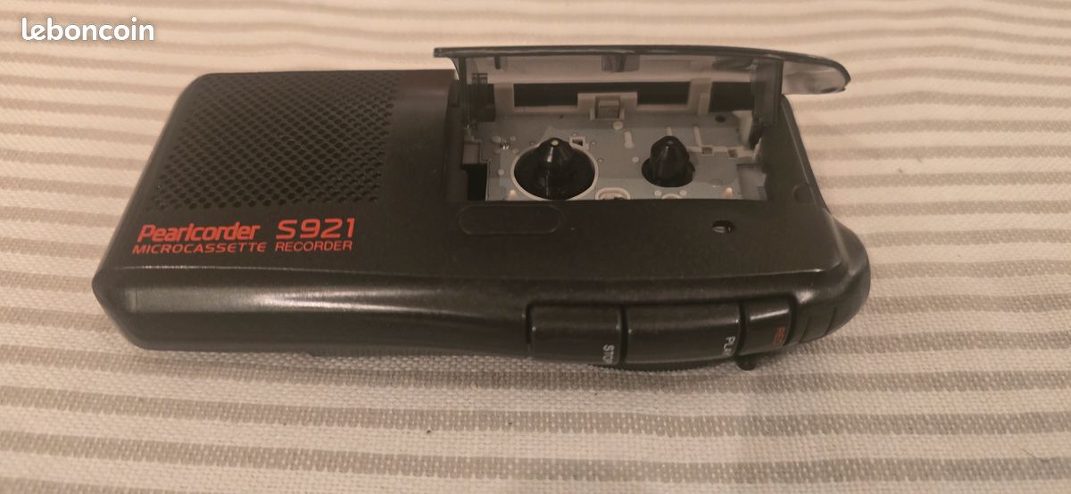 Lecteur enregistreur Microcassette, Dictaphone Olympus Pearlcorder S921 avec 3 micro cassettes (image 9)