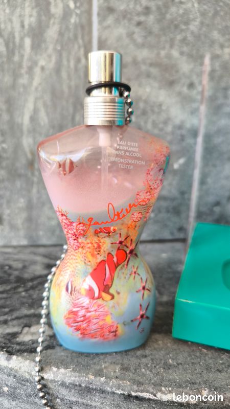 Eau D'été Jean Paul Gaultier Femme Sans Alcool 100 Ml - Flacon Poissons 2005, Neuf