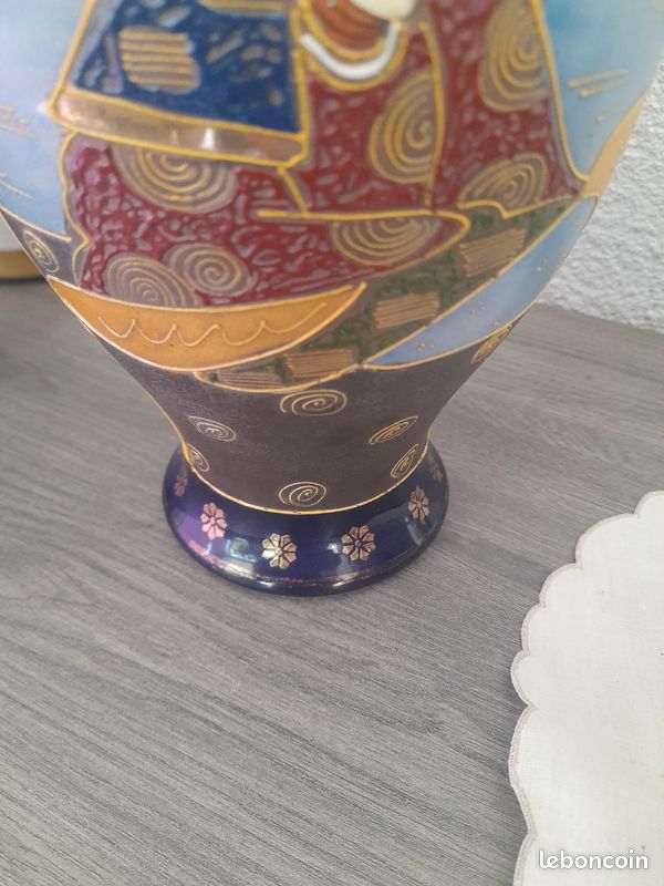 Paire de vases Satsuma Japon (image 5)