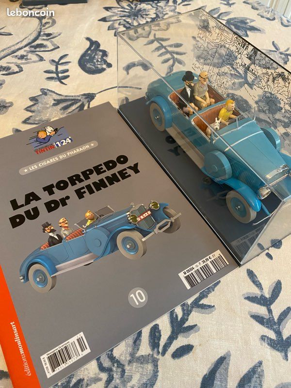 Voiture tintin 1/24 la torpédo du docteur fin et n 10 (image 1)