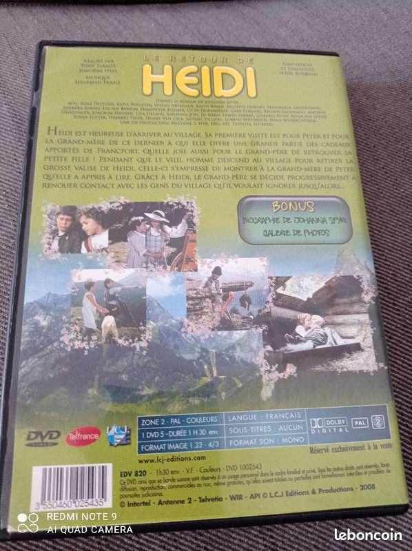 DVD le retour de Heidi (image 2)
