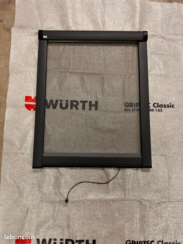 Fenêtre alu 7016 + volet roulant+ moustiquaire 60x75 (image 3)
