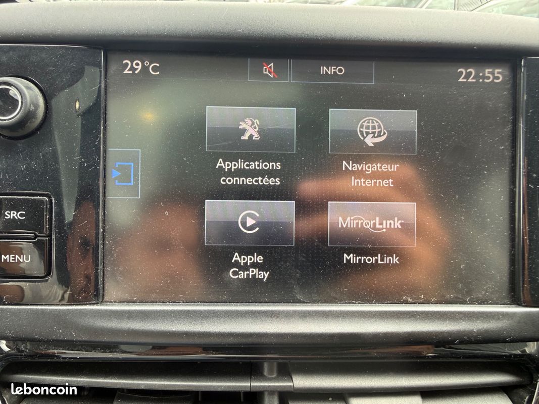 Peugeot 208 generation-i 1.6 bluehdi 100ch feline - catrplay - gps - toit panoramique - rard de recul - clim (image 23)