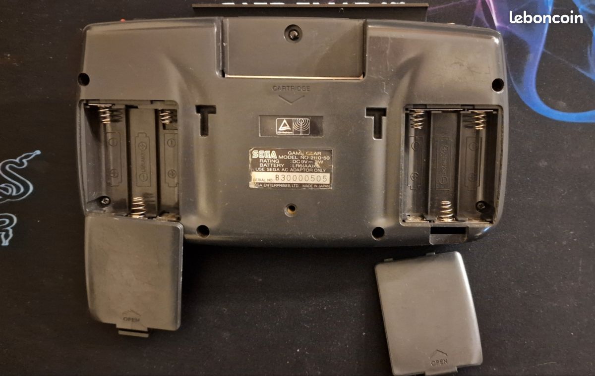 Cartouche Sega Game Gear 4 En 1 - Jeux Rétro Occasion, Bon état, Classique