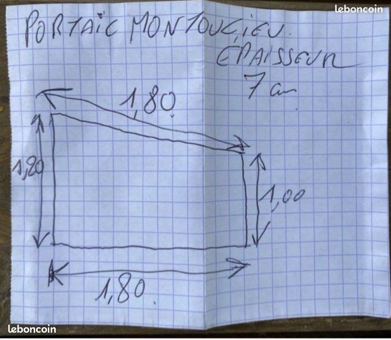 Portail neuf encore dans son emballage car jamais installé (image 2)