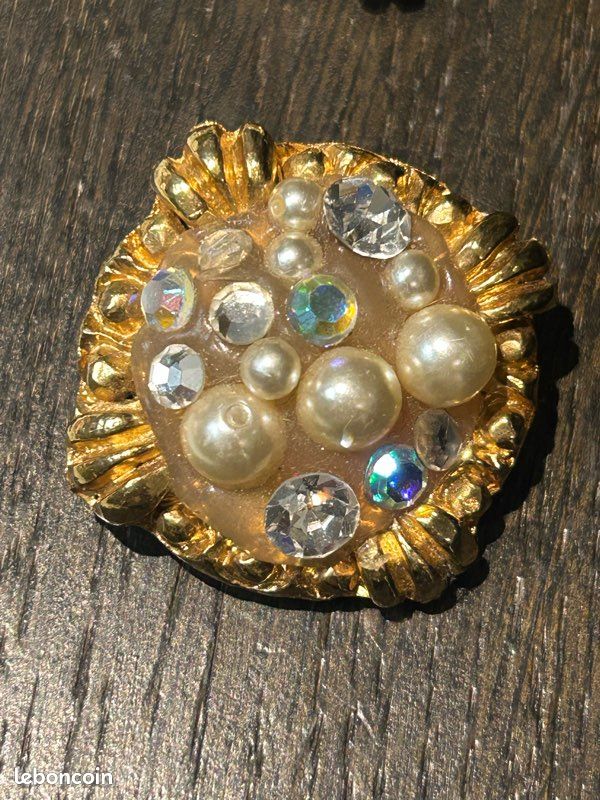 Boucles D'oreilles Vintage Années 70 - Multicolore - Taille Unique - En Parfait état Général