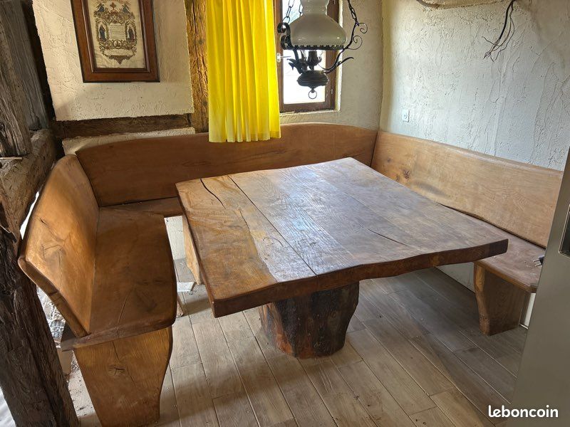Table & banc de coin l ensemble (image 1)