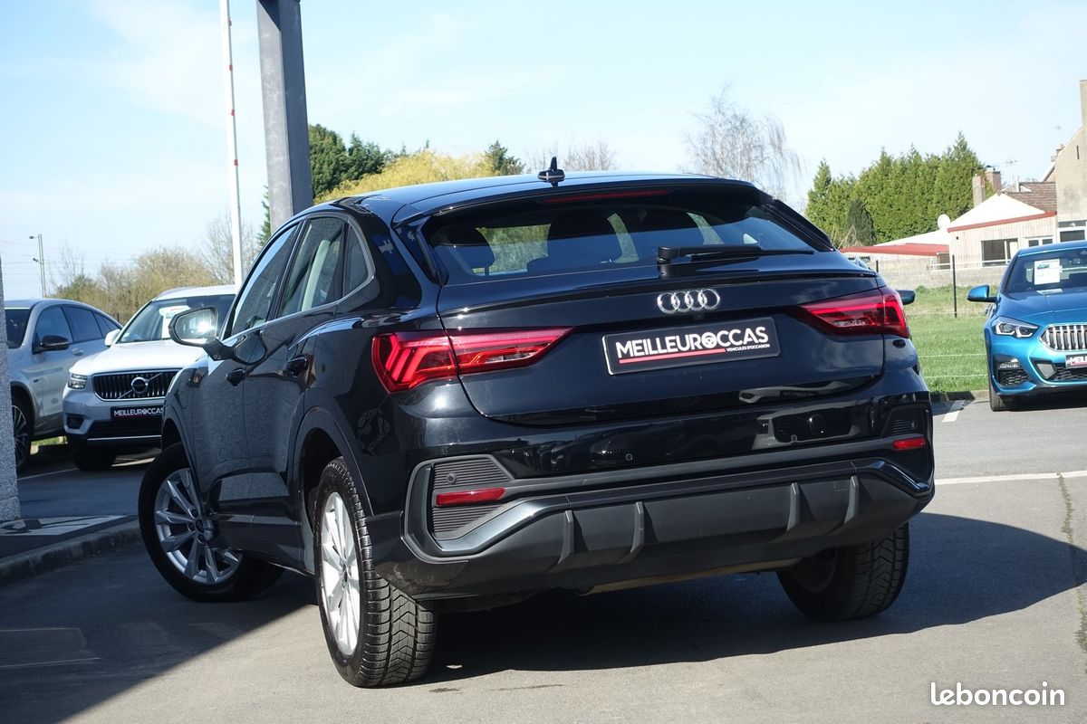 Q3 Sportback 45 Tfsi e 245ch S-Tronic Hybride Cuir chauffants/Virtual cockpit/Gps Europe/Caméra/Carplay/Hayon électrique/1*Main/Garantie 12 mois (image 3)