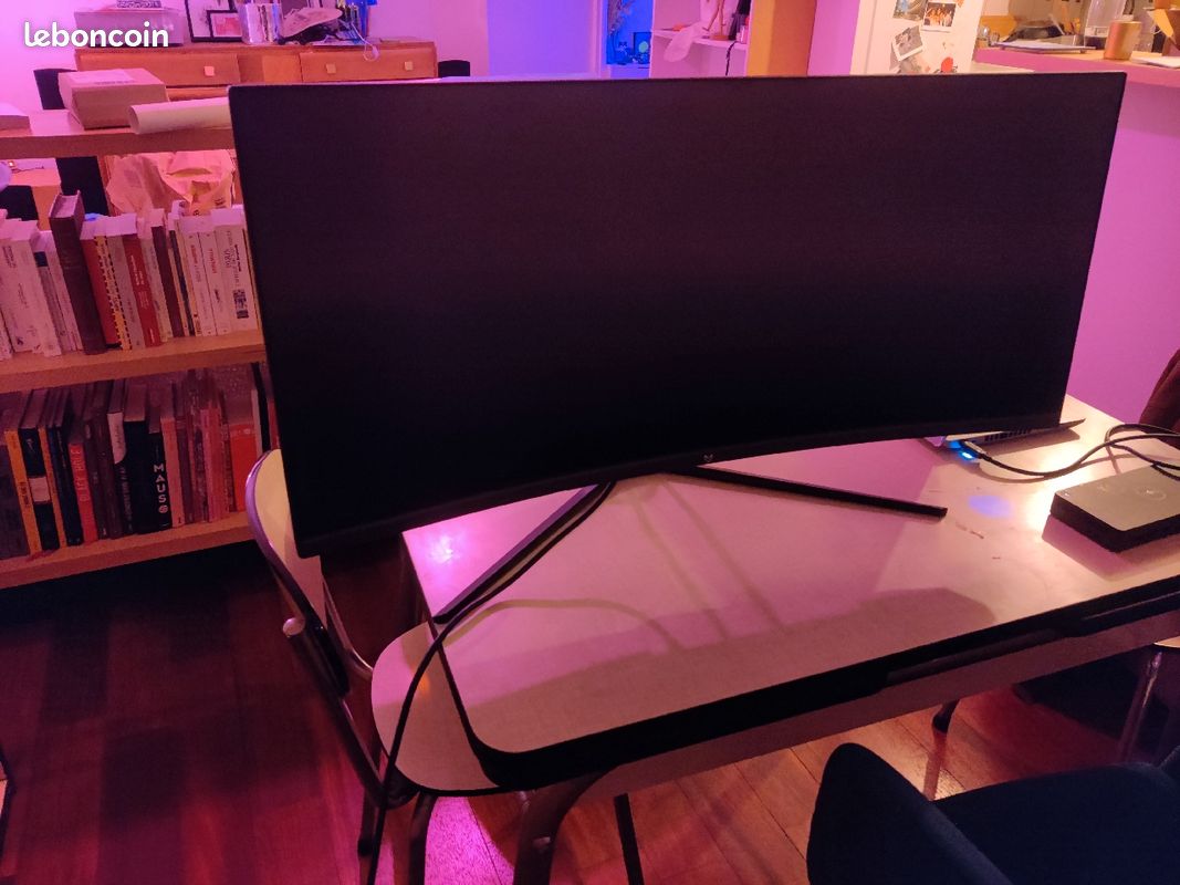 Écran gamer Fox Spirit PGM340 - 34", 1440p, FreeSync, excellent état (image 2)