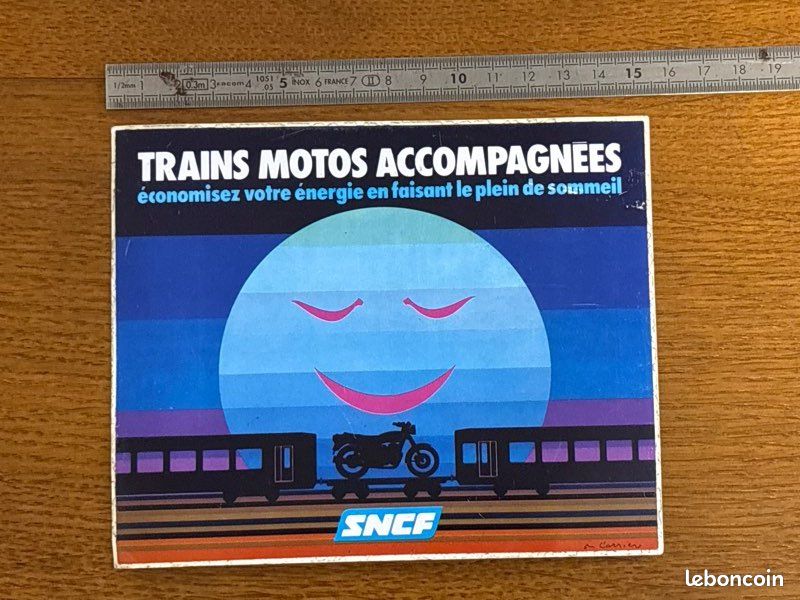 AUTOCOLLANT PUBLICITAIRE ANCIEN STICKER TGV SNCF TRAIN 1981 la vie du AUTOCOLLANT PUBLICITAIRE ANCIEN STICKER TGV SNCF TRAIN 1981 la vie du