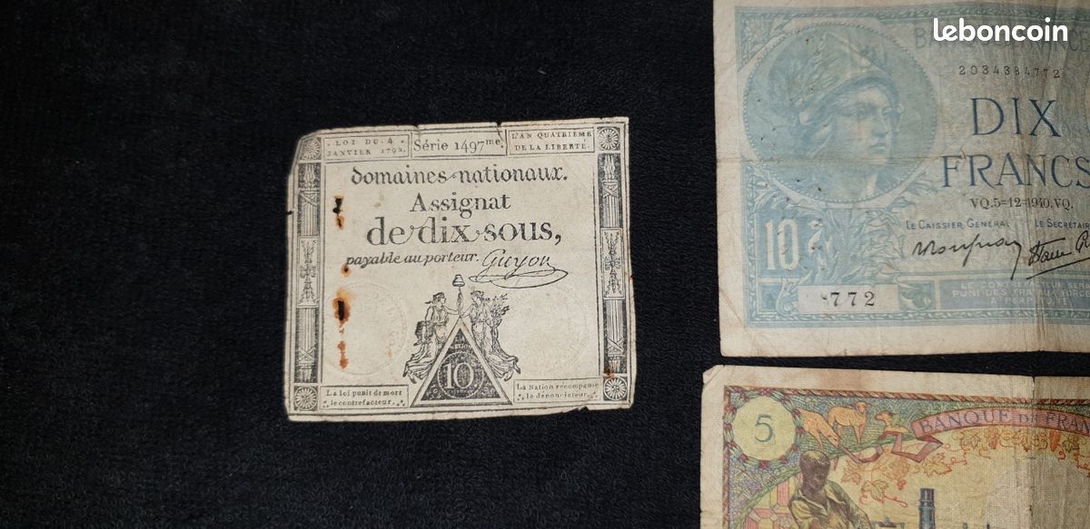 Lot billets et assignants françaises (image 7)