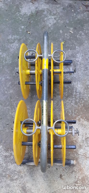 Dérouleur FOBI 4 bobines fils electrique / matériel électricien / chantier (image 1)