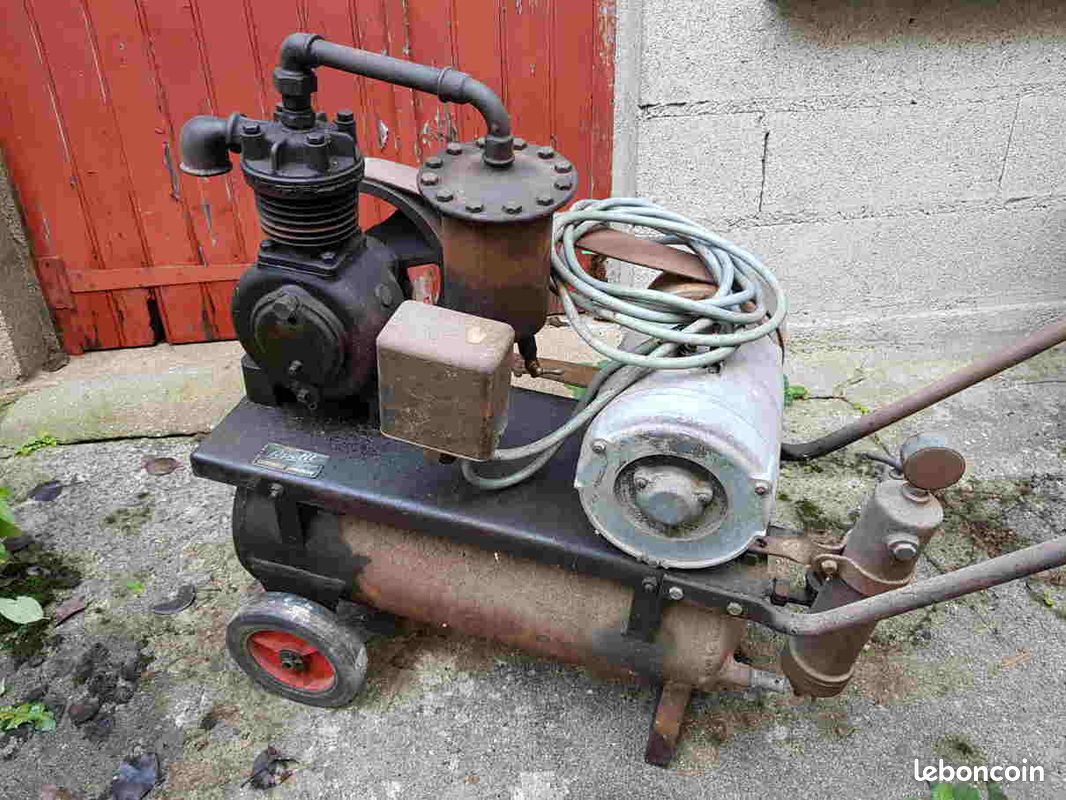 Compresseur ancien fonctionnel (image 1)