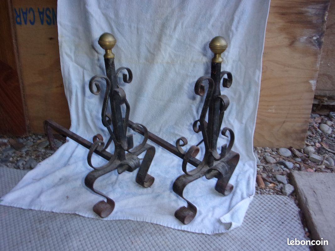Paire de chenets (image 1)