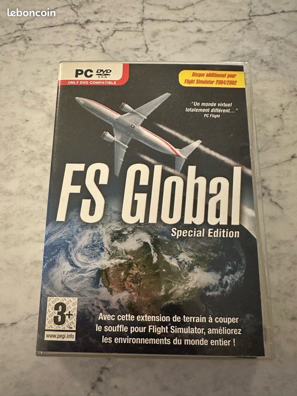 FS Global Special Edition – Simulation De Vol – PC – Jeu Complet (PAL, Français)
