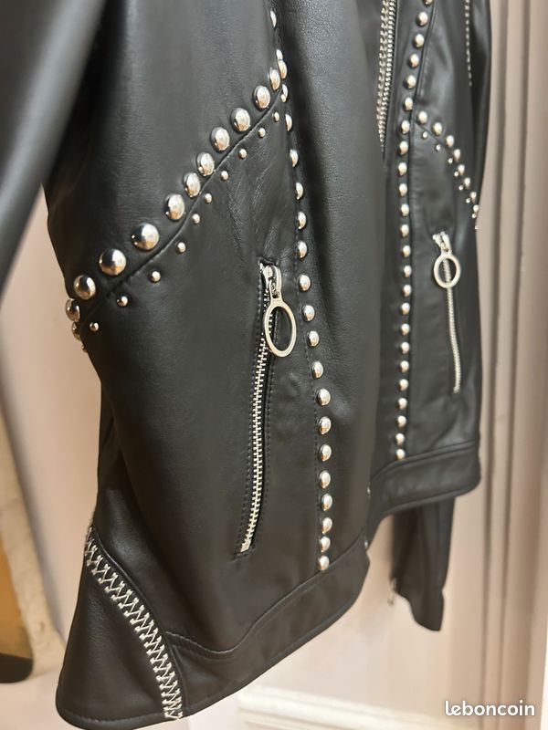Blouson en cuir femme (image 6)