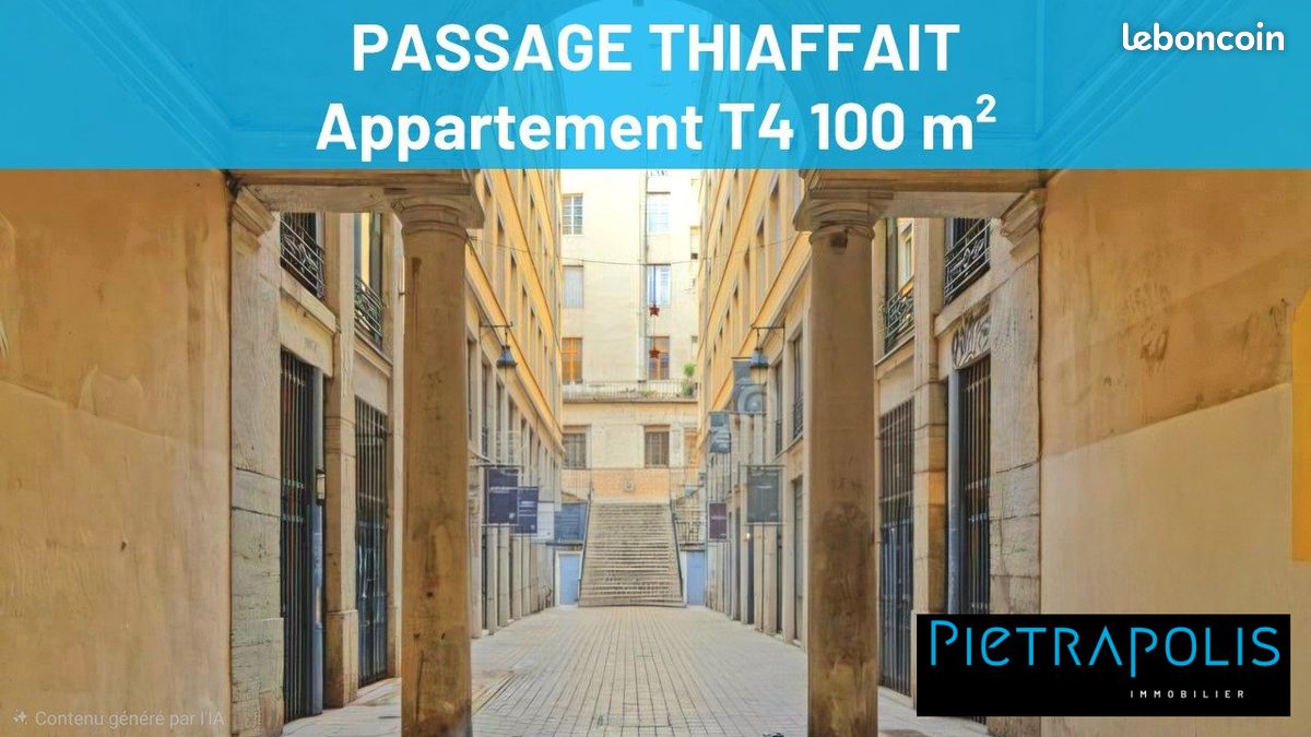 Appartement 4 pièces 100 m² · à Lyon · 100 m² · 400 000 €