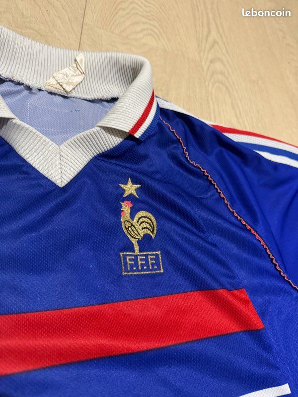 Maillot Adidas Commémoratif Coupe Du Monde 1998 - France - Taille M