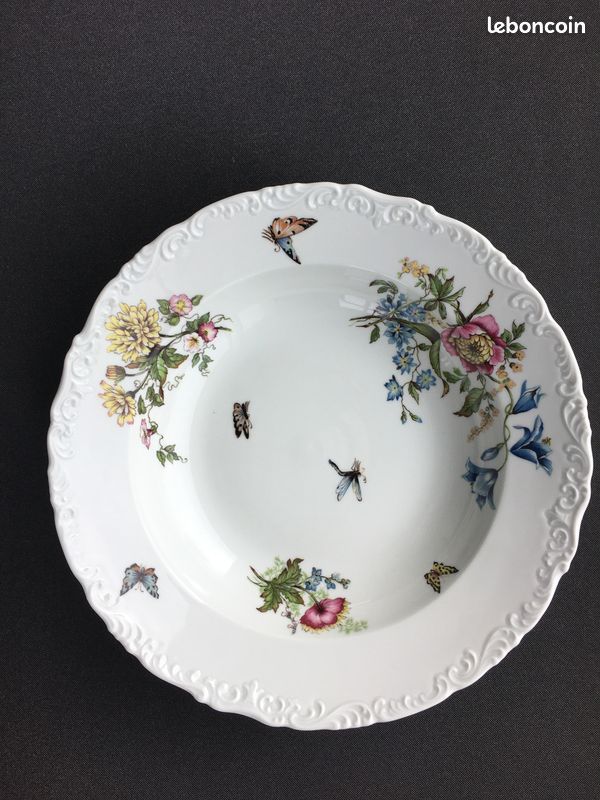 Grand Plat rond creux Royal Chapus NEUF (image 1)