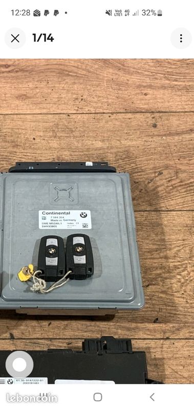 Calculateur bmw x6 4.4l v8 (image 1)