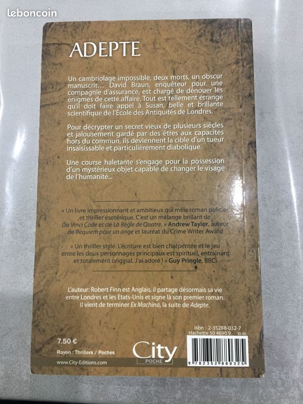 Livre Robert Finn Adepte Bon état (image 4)