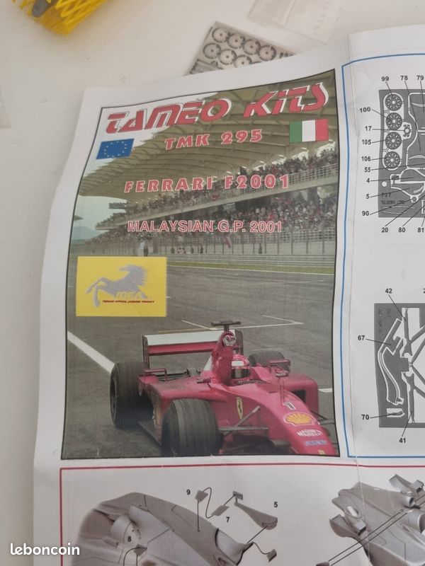 Tameo Kits neuf - F1 Ferrari F2001 M. Schumacher (image 3)