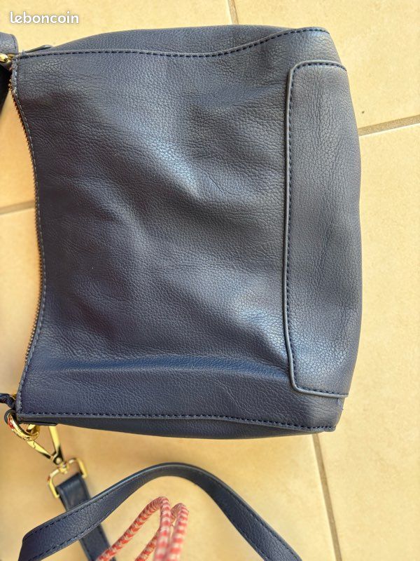 Sac à Main Liz Claiborne Bleu Marine Pour Jour Et Soirée - Modèle 400 HA766500 - Neuf Avec étiquettes