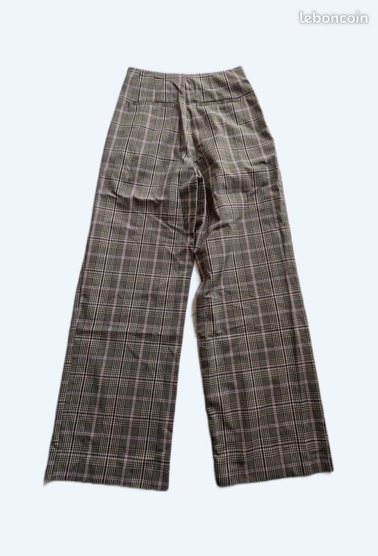 Pantalon à carreaux femme Zara Vêtements