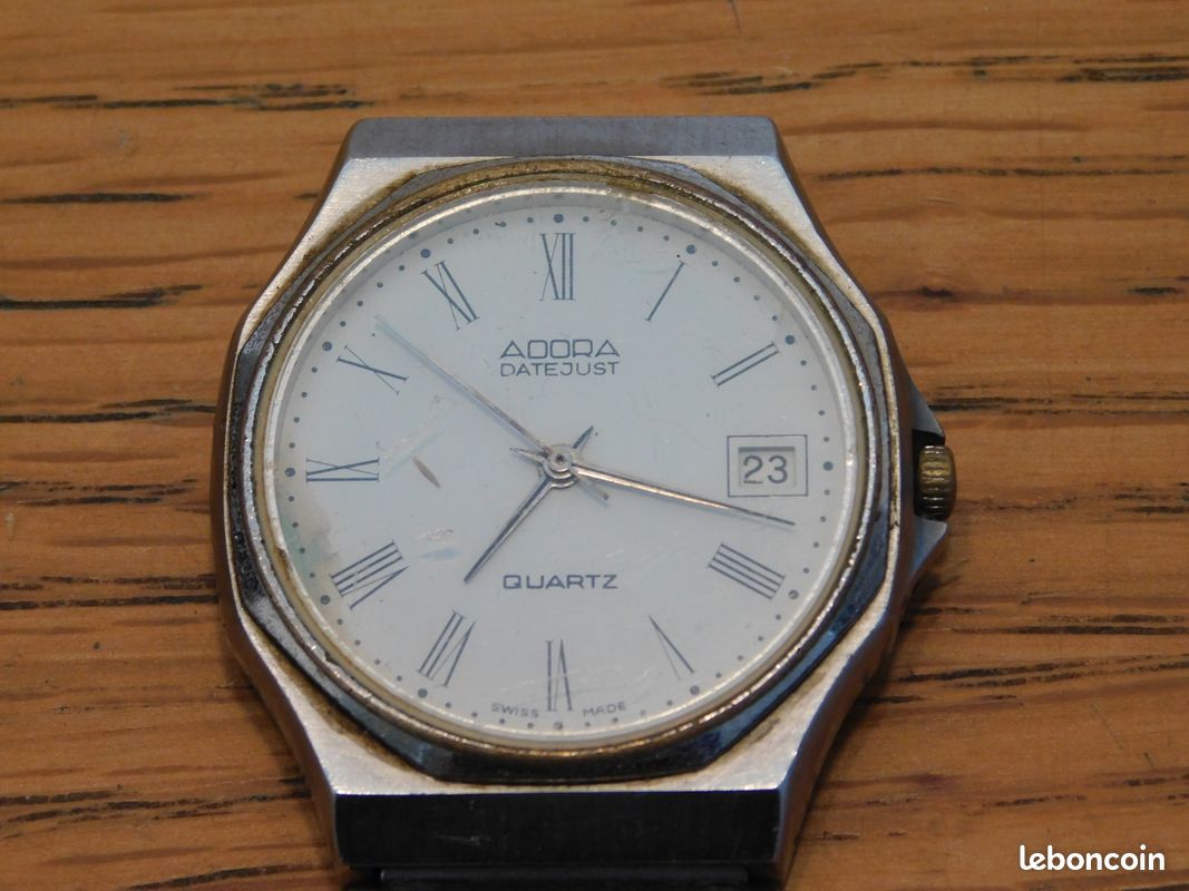 Mouvement Montre Quartz Vintage HARLEY / RONDA 375 - Suisse - Pour Pièces/Réparation